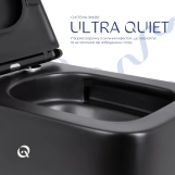 Унітаз підвісний Qtap Gemini безободковий з сидінням Soft-close QT2533076EUQMB Фото - 4