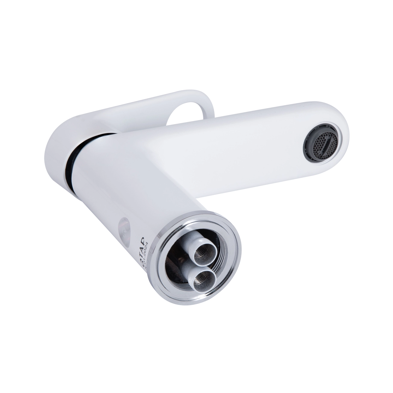 Змішувач для раковини Qtap Jay QTJAY270CRW45551 Chrome/White Фото - 2