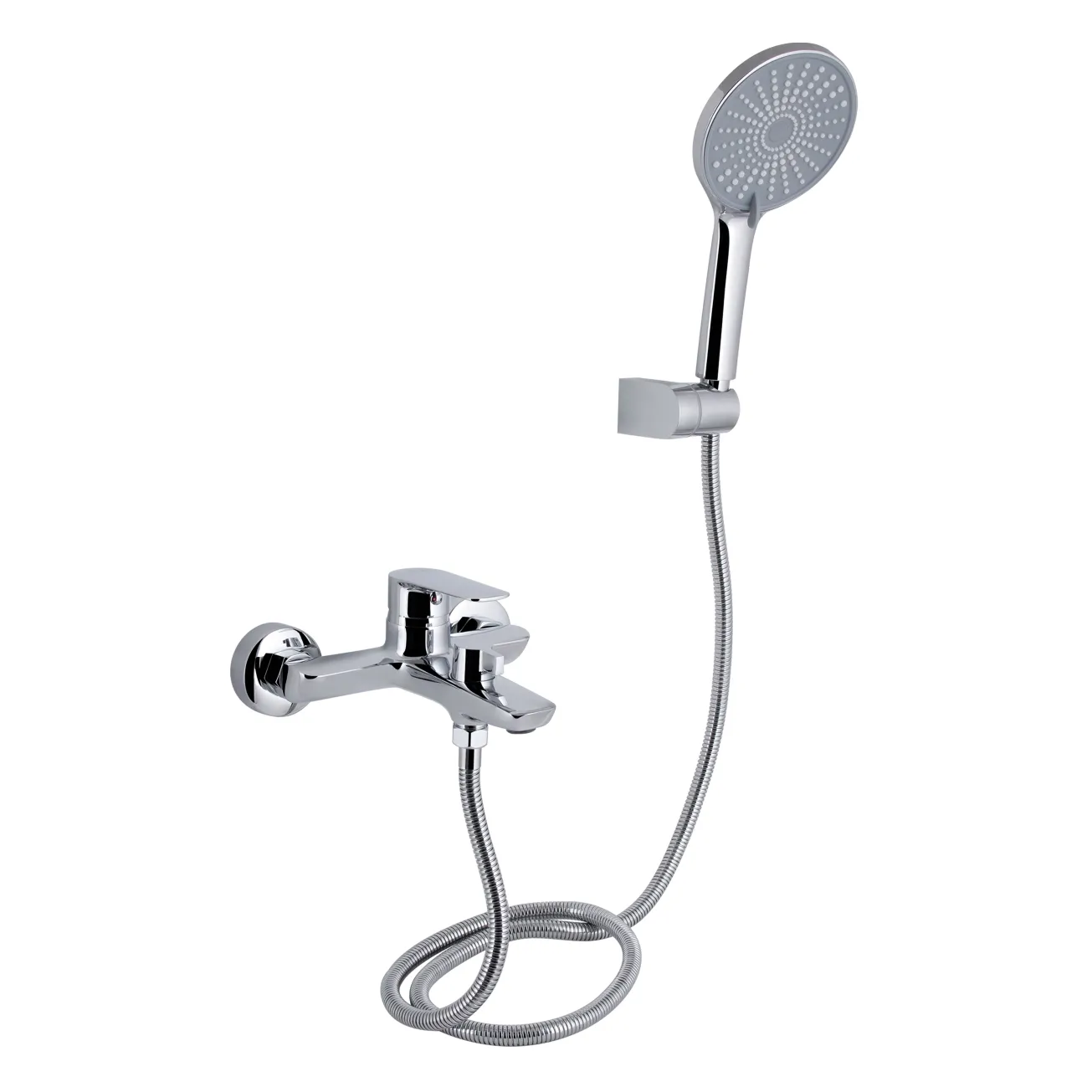 Змішувач для ванни Qtap Leo New (з душовим гарнітуром) QTLEO259CRM45563 Chrome