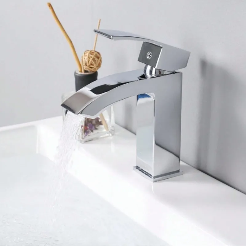 Змішувач для раковини Qtap Swan Cascada QTSWA270CRM45564 Chrome (SD00051688) Фото - 1