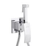 Набор для гигиенического душа Qtap Swan Cascada прямоугольный QTSWA262CRM45567 Chrome Фото - 2