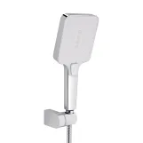 Смеситель для ванны Qtap Swan Cascada с поворотным изливом (с душевым гарнитуром) QTSWA260CRW45569 Chrome/White Фото - 4
