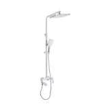 Душова система універсальна Qtap Swan Cascada QTSWA111CRW45570 Chrome/White (SD00051694)