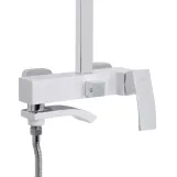 Душова система універсальна Qtap Swan Cascada QTSWA111CRW45570 Chrome/White (SD00051694) Фото - 6