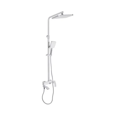 Душова система універсальна Qtap Swan Cascada QTSWA111CRW45570 Chrome/White (SD00051694)