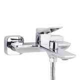 Смеситель для ванны Qtap Presto (с душевым гарнитуром) QTPRE259CRM45574 Chrome Фото - 2
