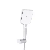 Смеситель для ванны Qtap Presto с длинным поворотным изливом (с душевым гарнитуром) QTPRE2601CRW45578 Chrome/White (SD00051702) Фото - 4