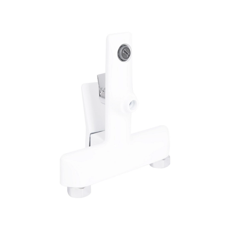 Смеситель для ванны Qtap Presto (с душевым гарнитуром) QTPRE259CRW45579 Chrome/White (SD00051703) Фото - 4