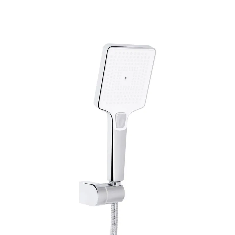Змішувач для ванни Qtap Presto (з душовим гарнітуром) QTPRE259CRW45579 Chrome/White (SD00051703) Фото - 3