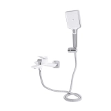 Смеситель для ванны Qtap Presto (с душевым гарнитуром) QTPRE259CRW45579 Chrome/White (SD00051703) Фото - 5