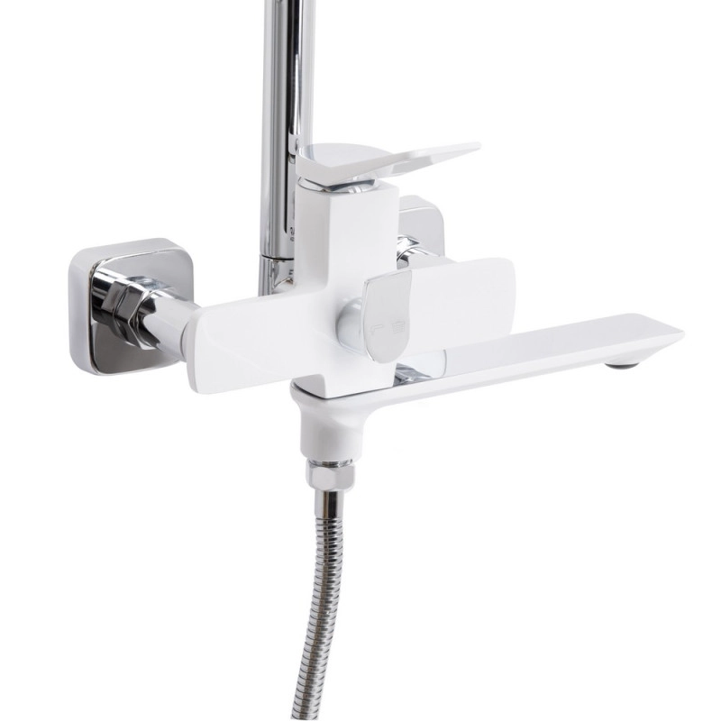 Душова система універсальна Qtap Presto QTPRE111CRW45580 Chrome/White (SD00051704) Фото - 6