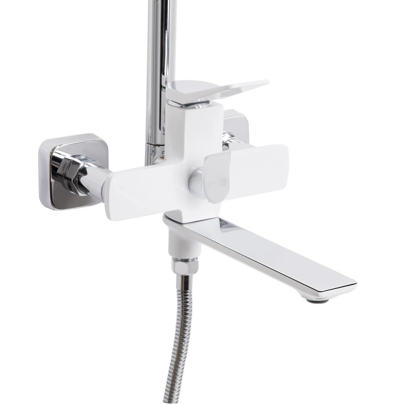 Душова система універсальна Qtap Presto QTPRE111CRW45580 Chrome/White (SD00051704) Фото - 7