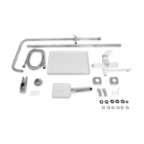 Душова система універсальна Qtap Presto QTPRE111CRW45580 Chrome/White (SD00051704) Фото - 1