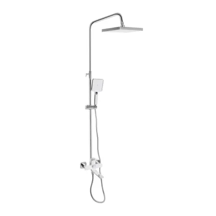 Душова система універсальна Qtap Presto QTPRE111CRW45580 Chrome/White (SD00051704)