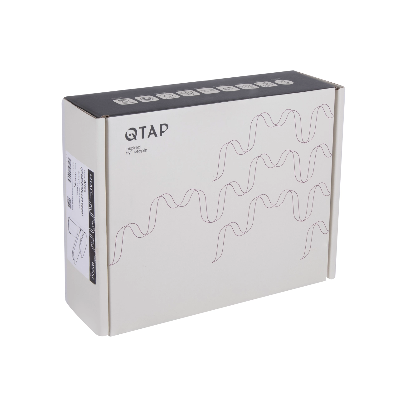Смеситель для раковины Qtap Presto QTPRE270GRP45581 Graphite Фото - 4