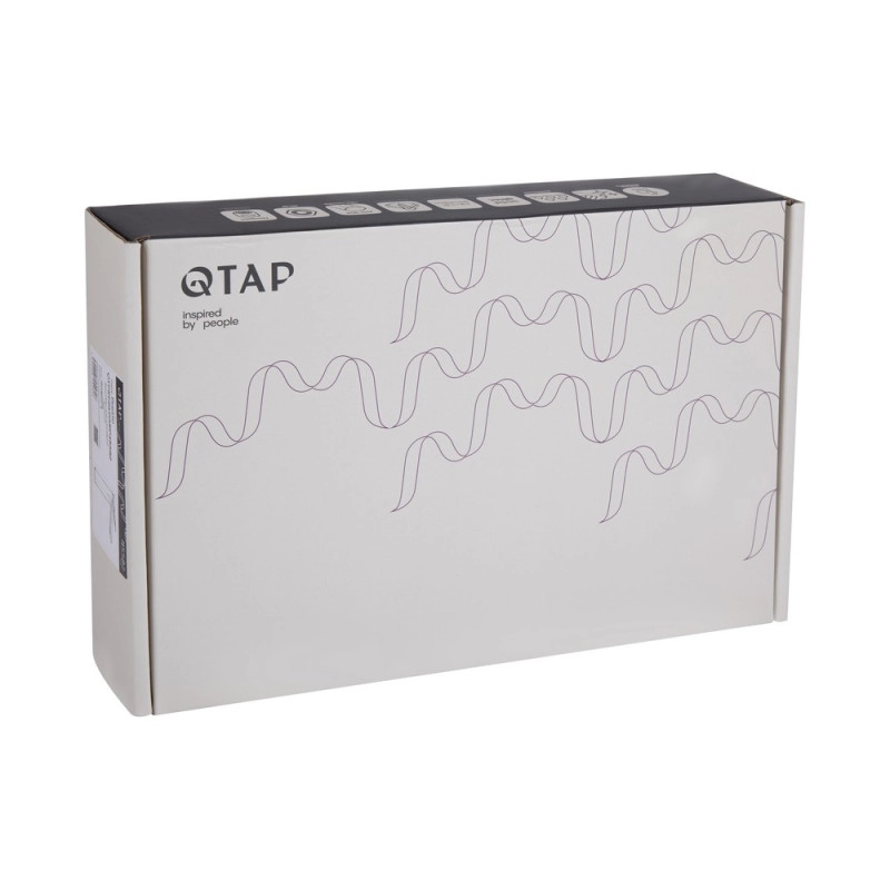 Смеситель для раковины Qtap Presto высокий QTPRE269GRP45582 Graphite (SD00051706) Фото - 1