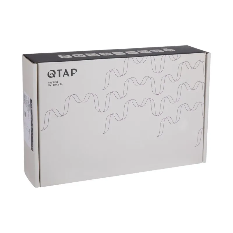 Змішувач для раковини Qtap Presto високий QTPRE269GRP45582 Graphite (SD00051706) Фото - 1