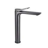 Змішувач для раковини Qtap Presto високий QTPRE269GRP45582 Graphite (SD00051706)