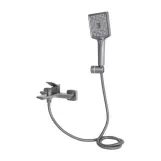 Змішувач для ванни Qtap Presto (з душовим гарнітуром) QTPRE259GRP45584 Graphite (SD00051708) Фото - 5