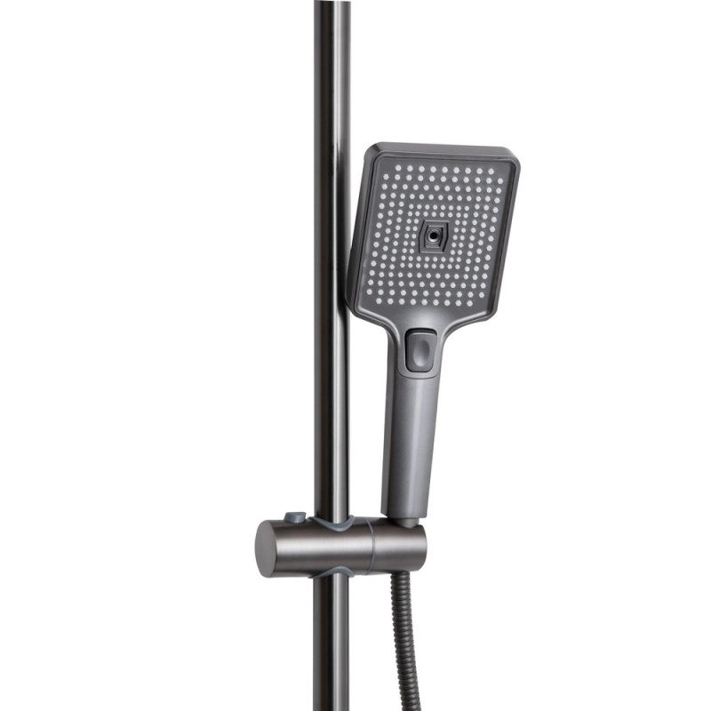 Душевая система универсальная Qtap Presto QTPRE111GRP45585 Graphite (SD00051709) Фото - 5