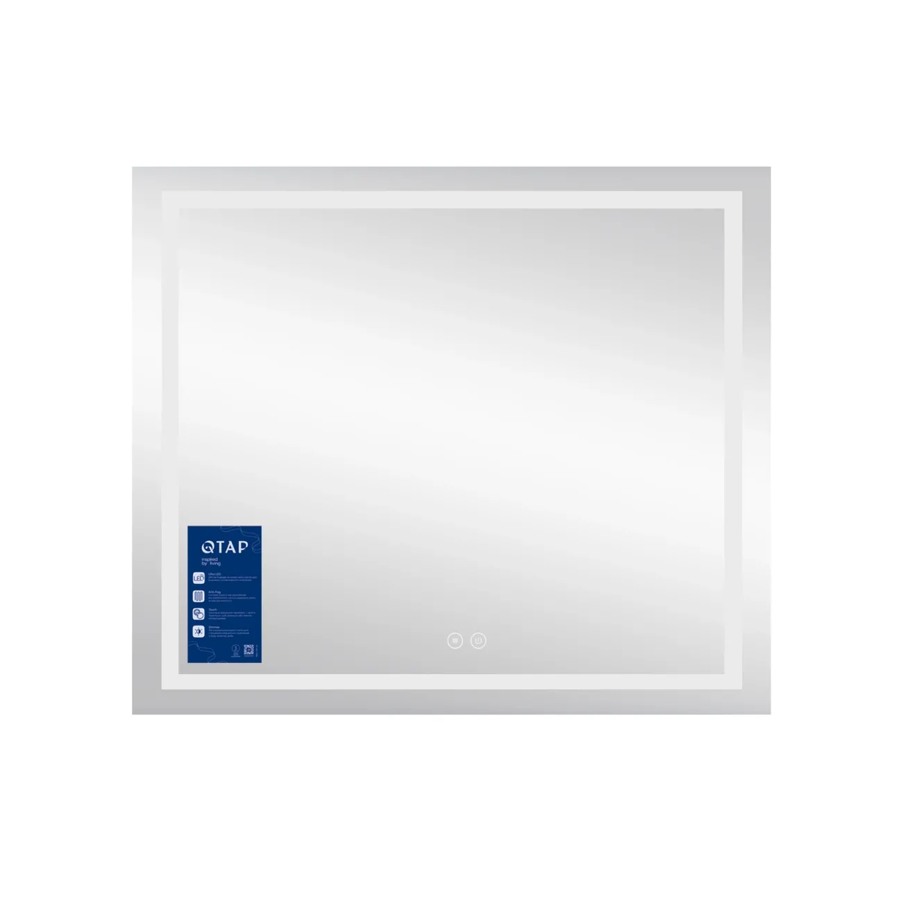 Дзеркало Qtap Mideya 800х700 з LED-підсвічуванням QT2078NCF8070W (SD00051748) Фото - 2