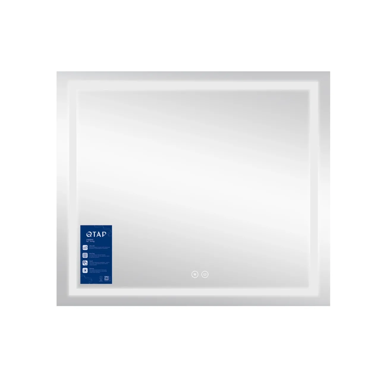 Дзеркало Qtap Mideya 800х700 з LED-підсвічуванням QT2078NCF8070W (SD00051748) Фото - 3