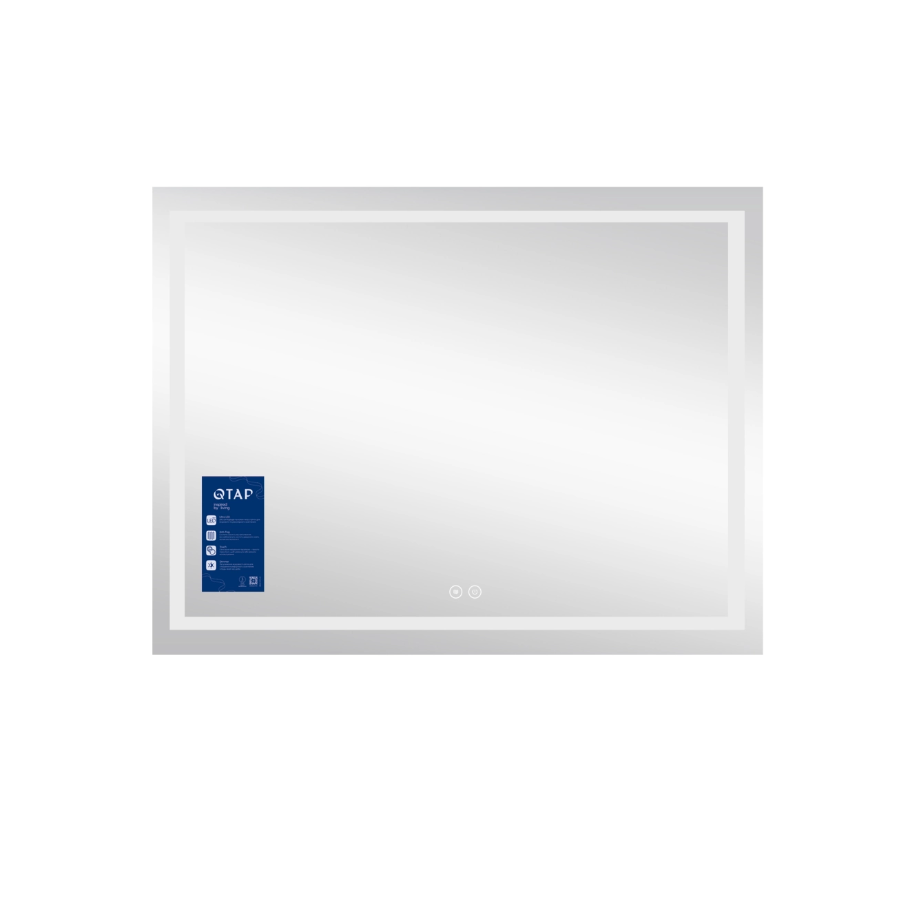 Зеркало Qtap Mideya 900х700 с LED-подсветкой QT2078NCF9070W (SD00051749) Фото - 2