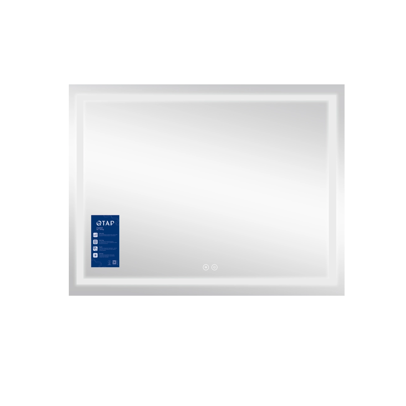 Зеркало Qtap Mideya 900х700 с LED-подсветкой QT2078NCF9070W (SD00051749) Фото - 3