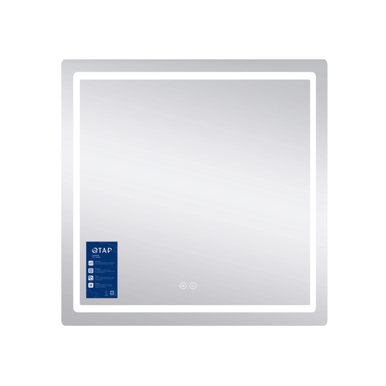 Зеркало Qtap Mideya 800x800 с LED-подсветкой QT2078NCF8080W (SD00051750) Фото - 3