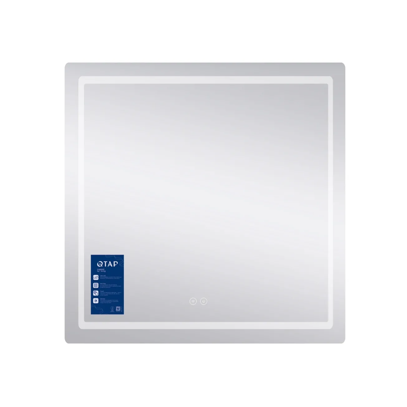 Дзеркало Qtap Mideya 800x800 з LED-підсвічуванням QT2078NCF8080W (SD00051750) Фото - 2