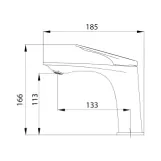 Смеситель для раковины Qtap Vlasta New QTVLA270CRM45640 Chrome Фото - 1