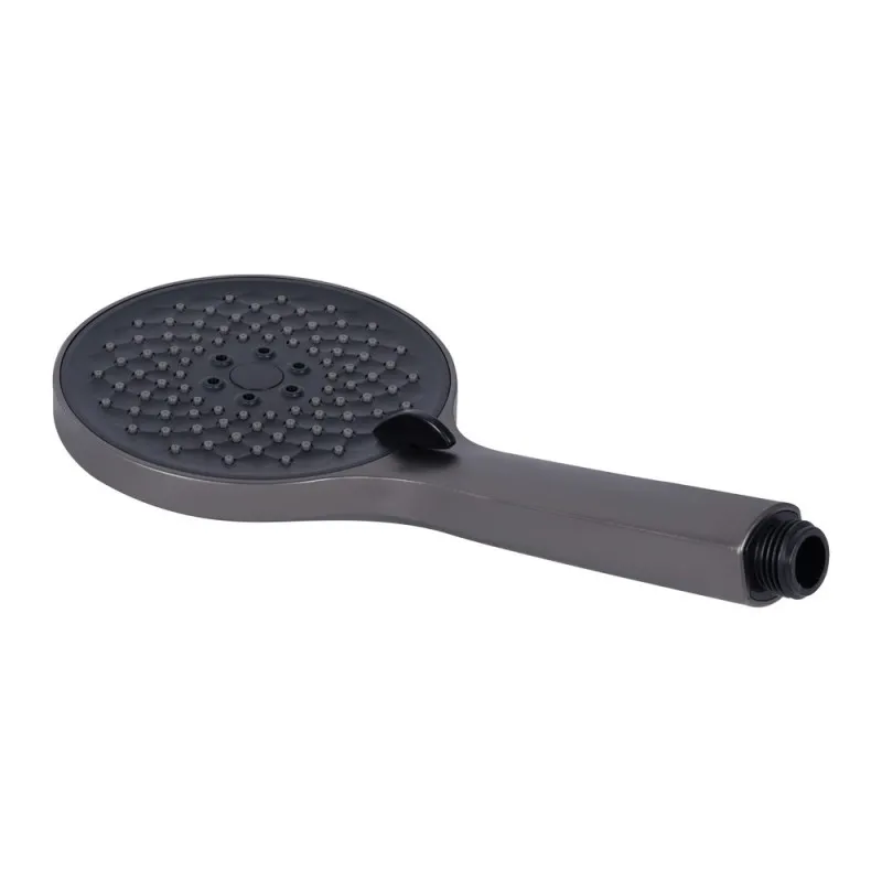 Змішувач для ванни Qtap Vlasta New (з душовим гарнітуром) QTVLA259GMB45643 Gunmetal Black PVD (SD00051767) Фото - 3