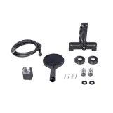 Змішувач для ванни Qtap Vlasta New (з душовим гарнітуром) QTVLA259GMB45643 Gunmetal Black PVD (SD00051767) Фото - 1