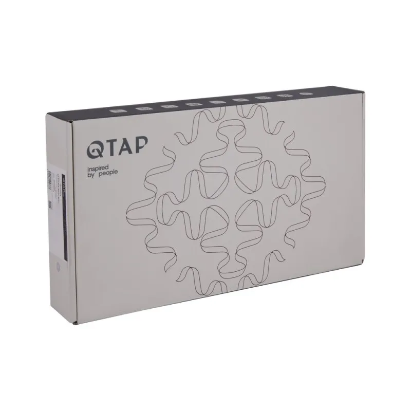 Змішувач для раковини Qtap Vlasta New високий QTVLA269GMB45653 Gunmetal Black PVD (SD00051777) Фото - 2