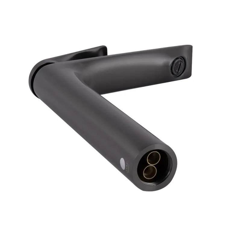 Змішувач для раковини Qtap Vlasta New високий QTVLA269GMB45653 Gunmetal Black PVD (SD00051777) Фото - 4