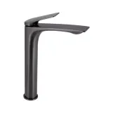 Змішувач для раковини Qtap Vlasta New високий QTVLA269GMB45653 Gunmetal Black PVD (SD00051777)