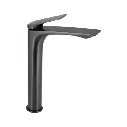 Смеситель для раковины Qtap Vlasta New высокий QTVLA269GMB45653 Gunmetal Black PVD (SD00051777)