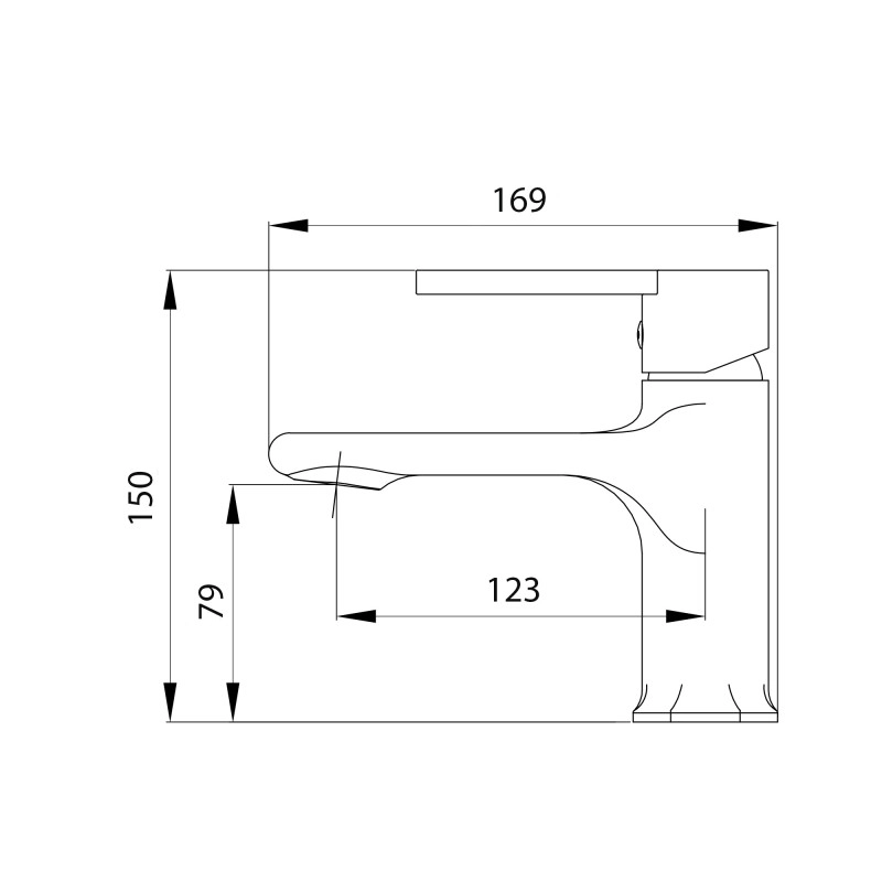 Змішувач для раковини Qtap Taurus QTTAU270BLM45660 Black Matt Фото - 3