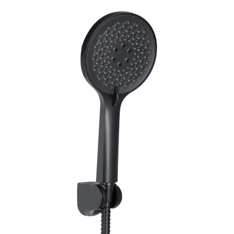 Смеситель для ванны Qtap Taurus (с душевым гарнитуром) QTTAU259BLM45662 Black Matt Фото - 4