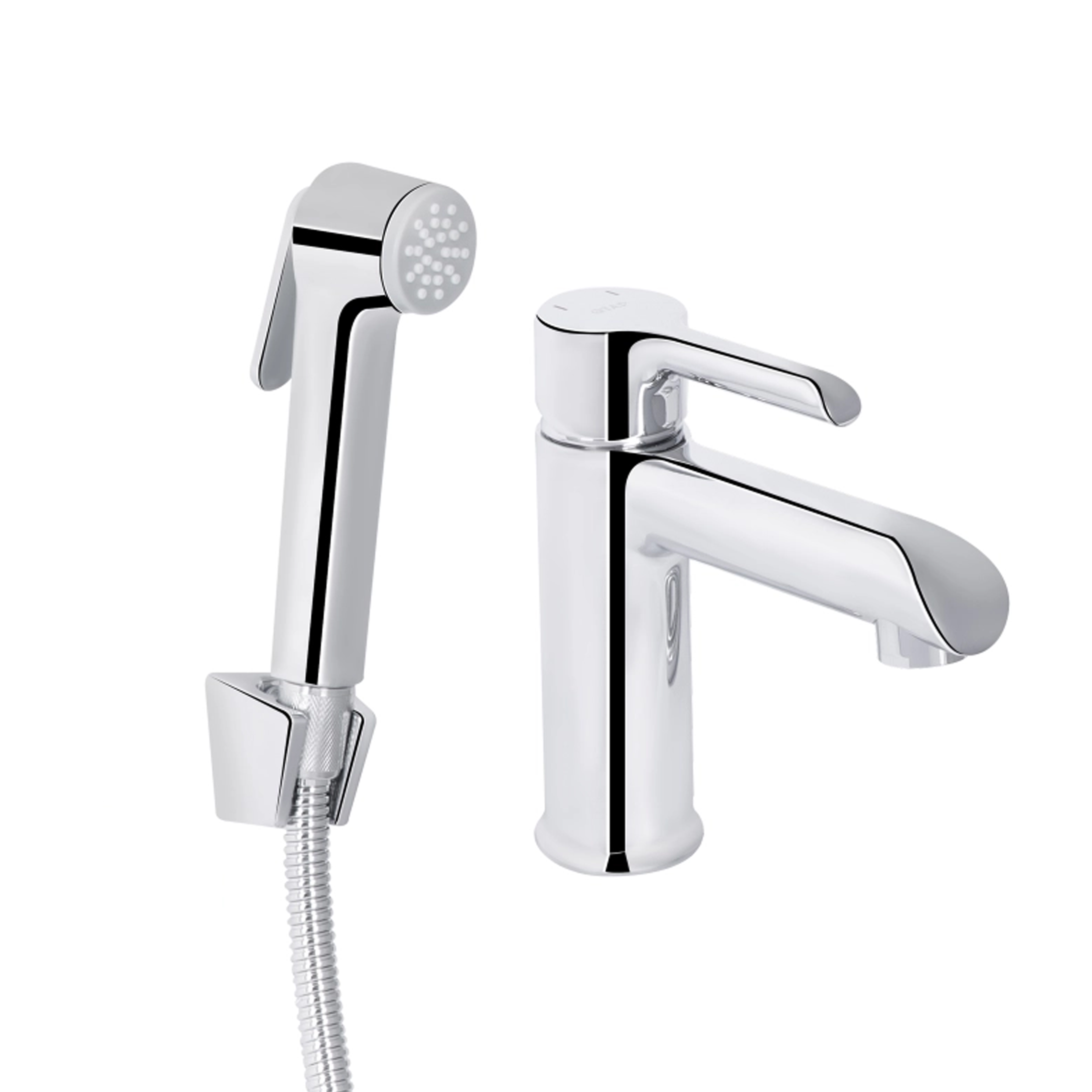 Змішувач для раковини Qtap Grand (з гігієнічним душем) QTGRA272CRM45670 Chrome