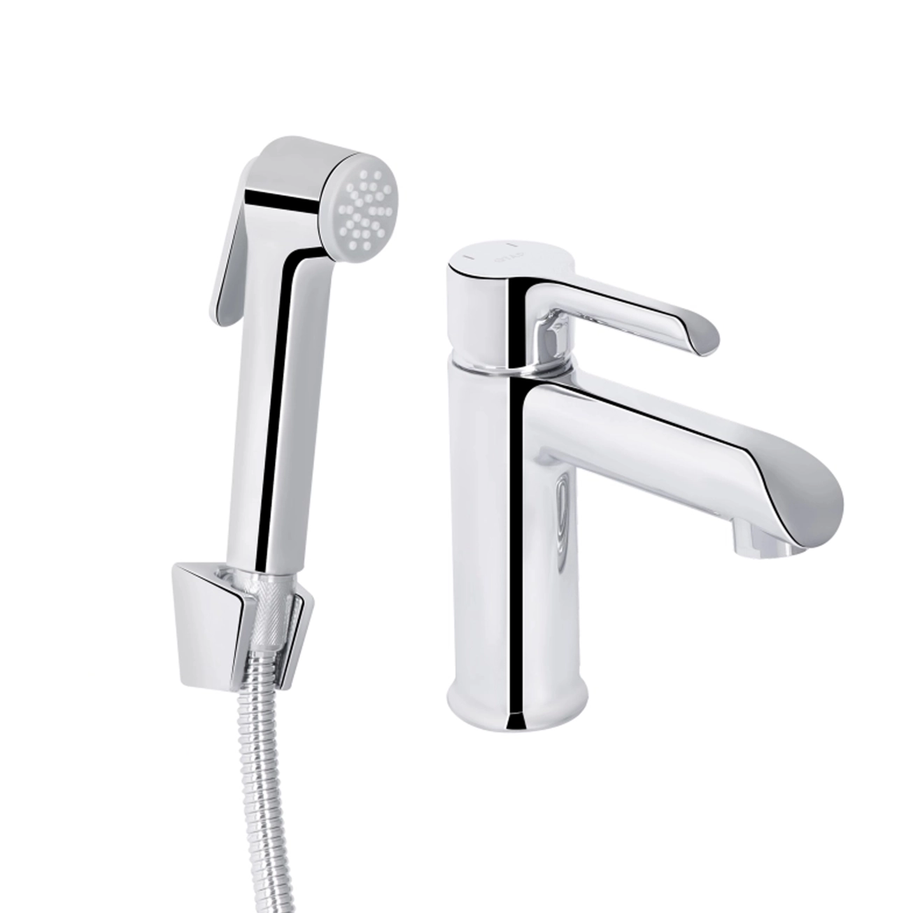 Смеситель для раковины Qtap Grand (с гигиеническим душем) QTGRA272CRM45670 Chrome