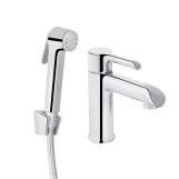 Змішувач для раковини Qtap Grand (з гігієнічним душем) QTGRA272CRM45670 Chrome