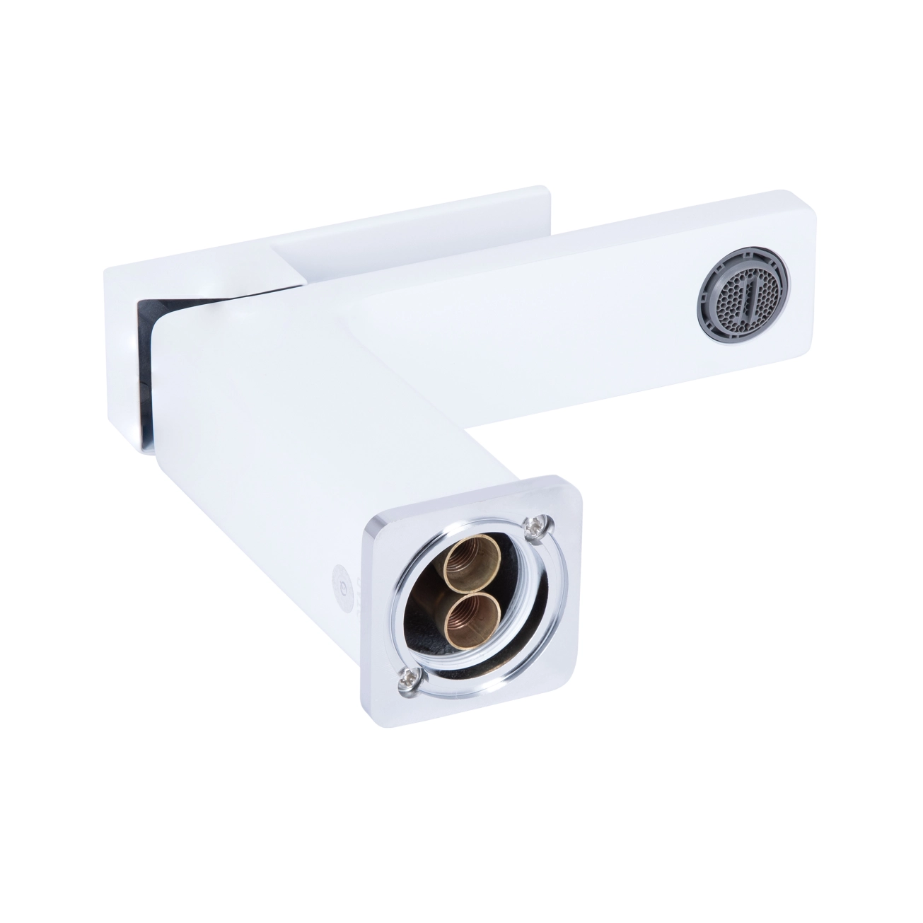 Змішувач для раковини Qtap Gemini QTGEM270CRW45675 Chrome/White Фото - 2