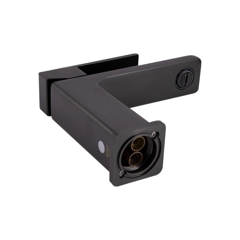 Змішувач для раковини Qtap Gemini QTGEM270GMB45676 Gunmetal Black PVD (SD00051800) Фото - 4