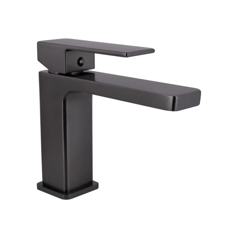 Смеситель для раковины Qtap Gemini QTGEM270GMB45676 Gunmetal Black PVD (SD00051800)