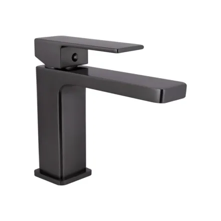 Смеситель для раковины Qtap Gemini QTGEM270GMB45676 Gunmetal Black PVD (SD00051800)