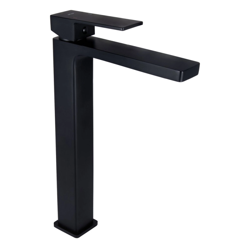 Смеситель для раковины Qtap Gemini высокий QTGEM269BLM45678 Black Matt (SD00051802)