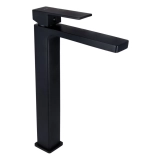 Смеситель для раковины Qtap Gemini высокий QTGEM269BLM45678 Black Matt (SD00051802)