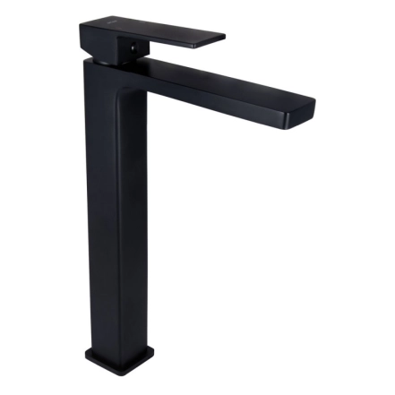 Смеситель для раковины Qtap Gemini высокий QTGEM269BLM45678 Black Matt (SD00051802)