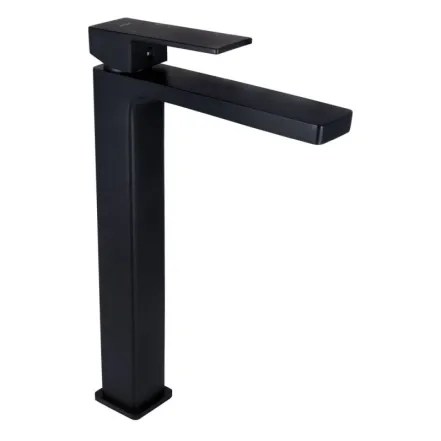 Смеситель для раковины Qtap Gemini высокий QTGEM269BLM45678 Black Matt (SD00051802)
